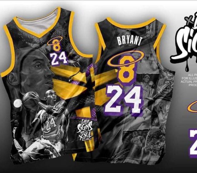 BASKETBALL BLACK MAMBA 2 JERSEY FREE CUSTOMIZE OF NAME AND NUMBER ONLY full  sublimation high quality fabrics/ trending jersey