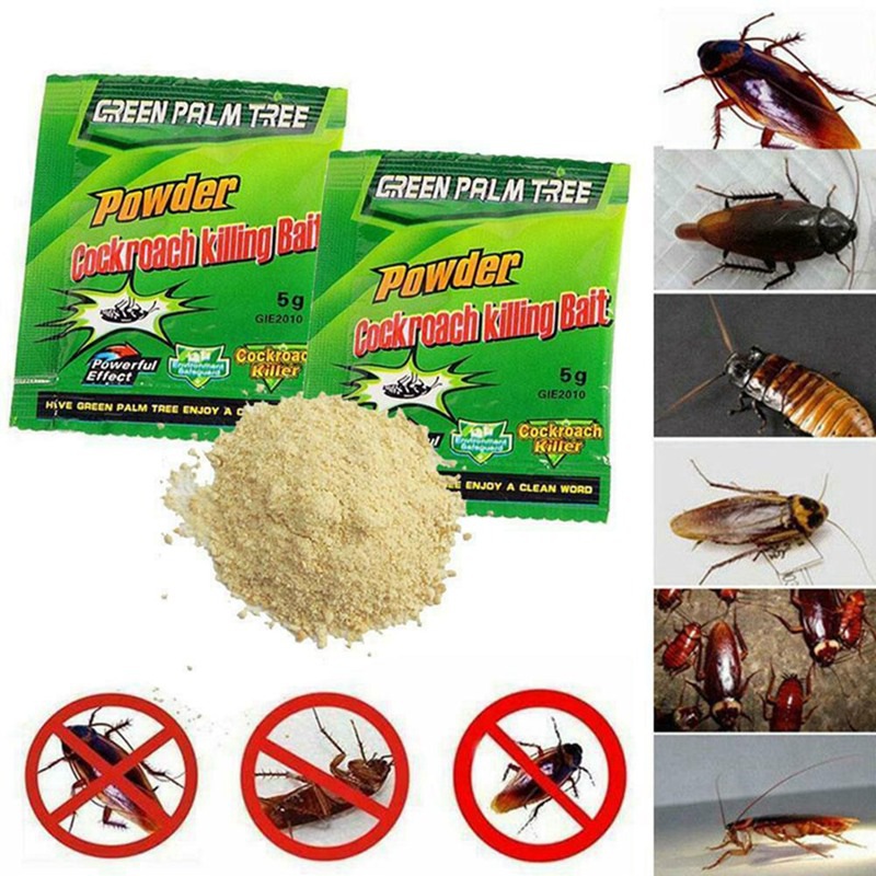 10pc/effective powder cockroach killing bait roach killer pesticide