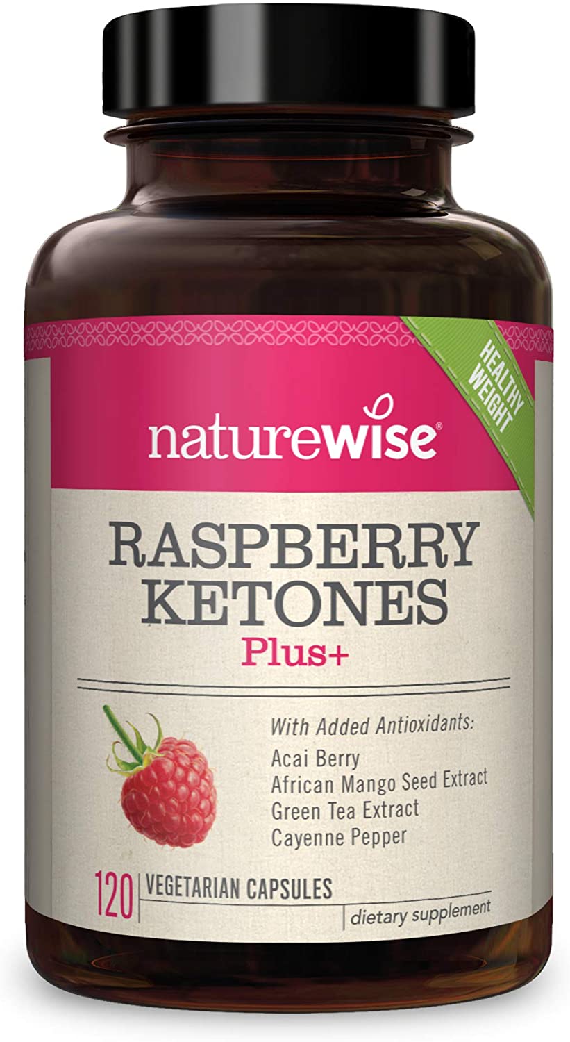 NatureWise Raspberry Ketones Plus+, Advanced Antioxidant and Green Tea