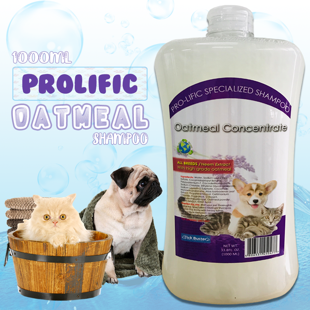 can you use oatmeal dog shampoo on cats