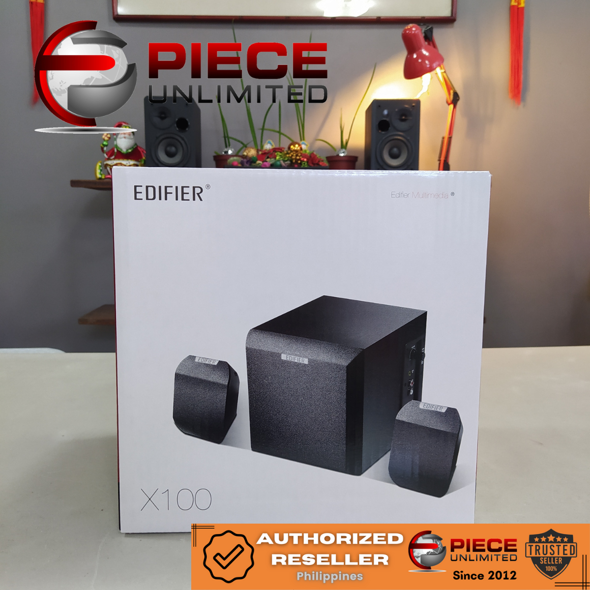 Edifier X100 2.1 Multimedia Speaker PC Desktop Stereo Piece Unlimited