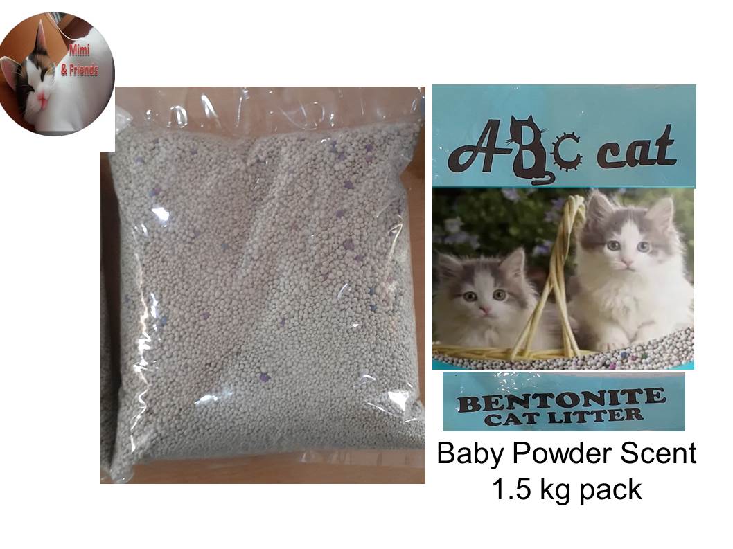 ABC Bentonite Cat Litter Baby Powder Scent (10L 5L and kg