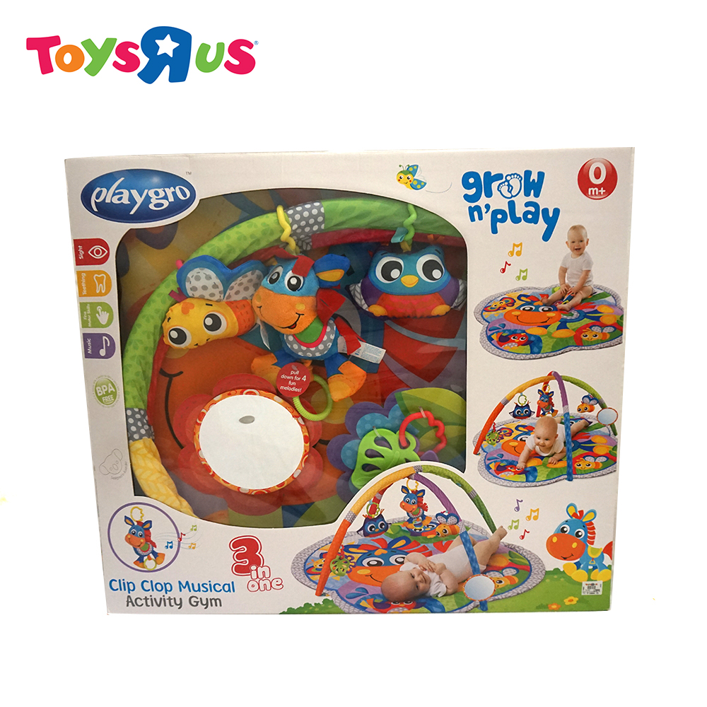 playgro clip clop musical activity gym