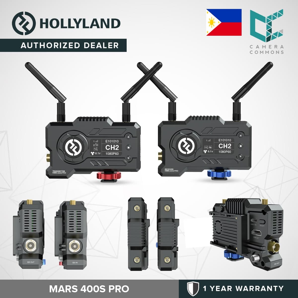 Hollyland Mars 400S PRO SDI/HDMI Wireless Video Transmission ...