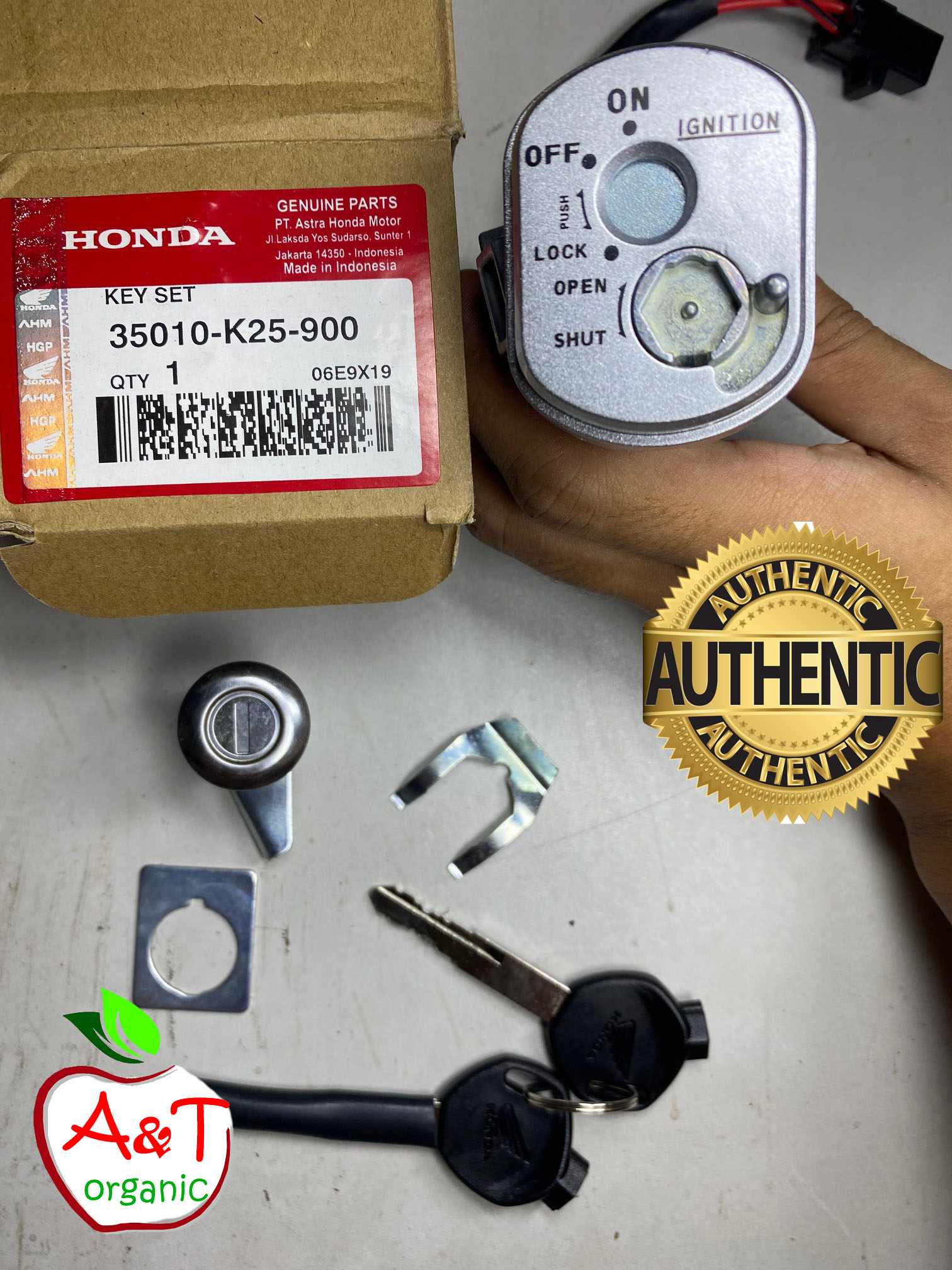 Genuine Honda Key Set Assembly Honda Beat Fi Ignition Switch k81 / k25 Lazada PH