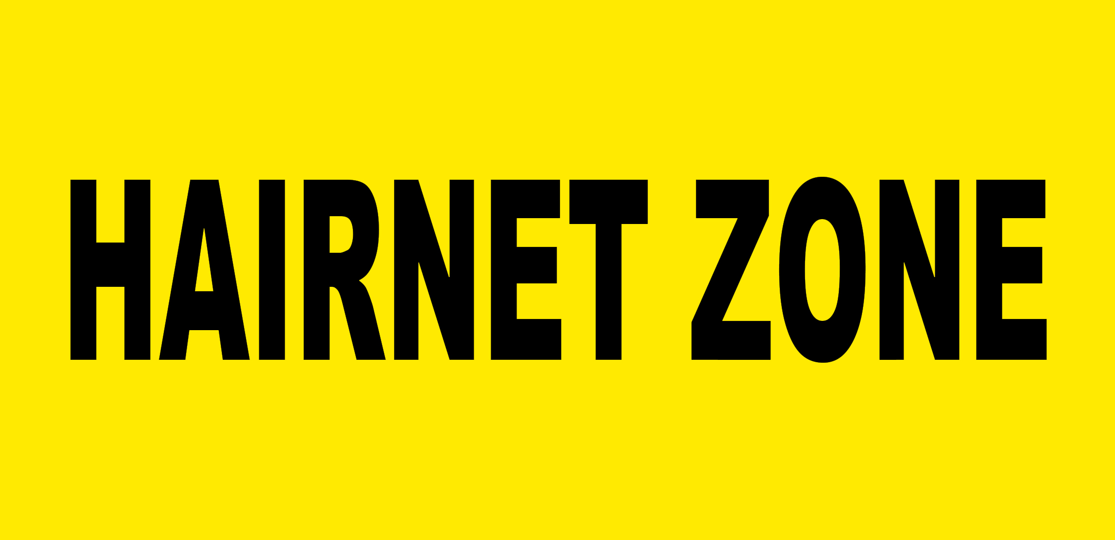 KITCHEN SIGN ZONE SIGNAGE PVC TYPE WATERPROOF AND NONFADING