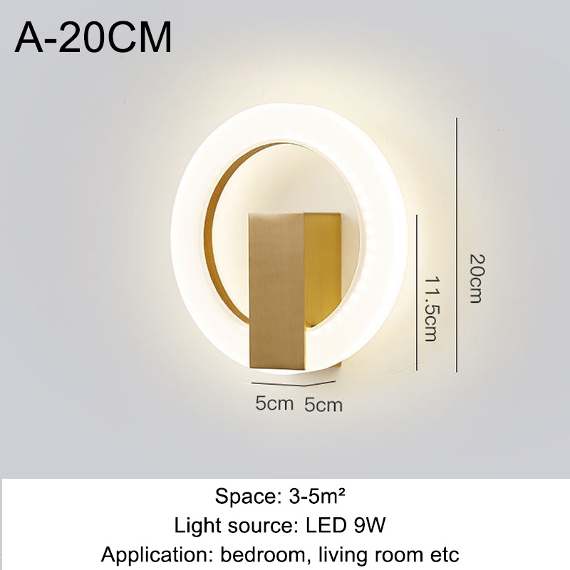 Đèn treo tường phòng ngủ bắc âu đèn led treo tường đèn tường trang trí thẩm mỹ đèn treo tường hiện đại đèn tường phòng khách