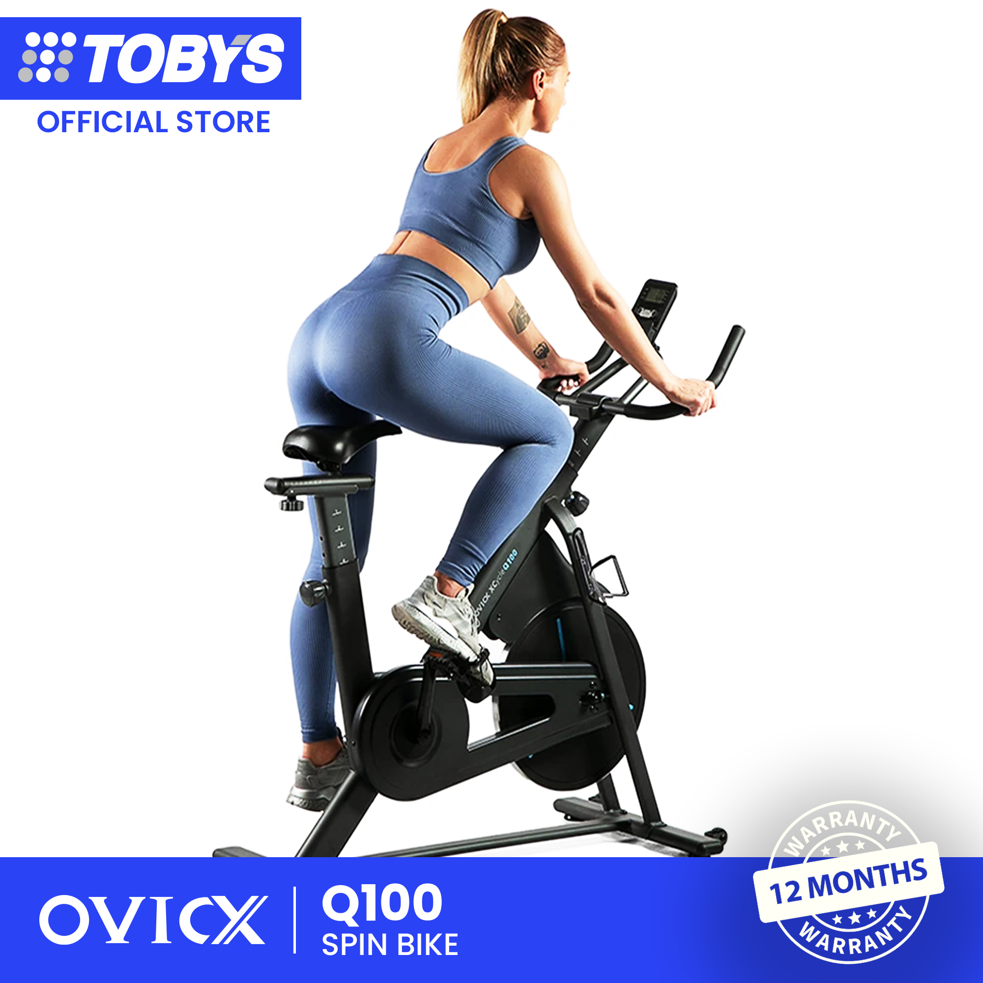 Tobys Sports OVICX Q100 Spin Bike Toby S Sports Q100 Lazada Lazada PH