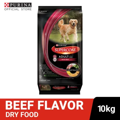 SUPERCOAT Beef Adult Dry Dog Food 10Kg