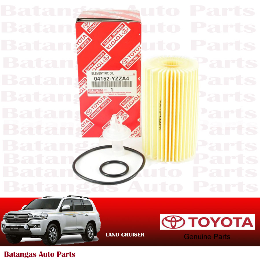 GENUINE TOYOTA OIL FILTER 04152YZZA4 for LAND CRUISER 1VD ENGINE 4.5