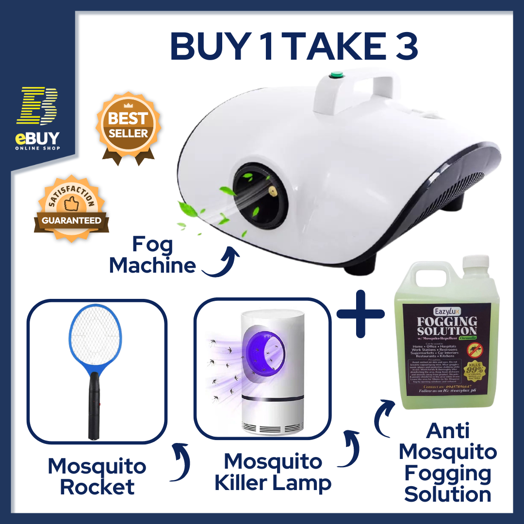 TOP SELLING BUY 1 TAKE 3! Fog Machine + Eazylux Solution + Electronic
