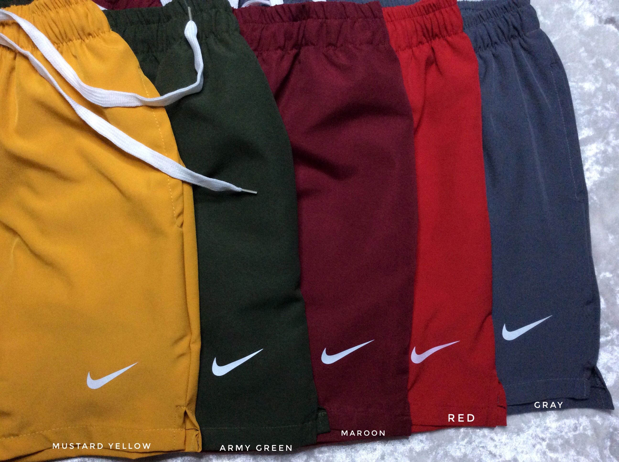 mustard yellow nike shorts