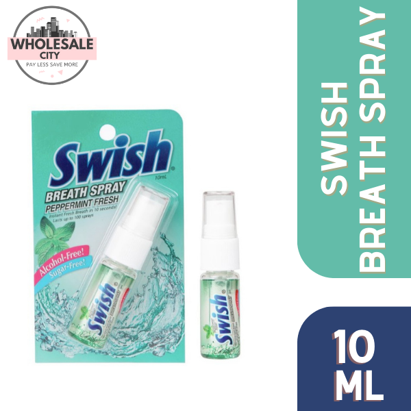 Swish Breath Spray Peppermint Fresh 10ml Lazada PH