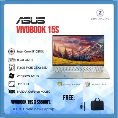 Asus VivoBook 15S X S5500FL Brand New Laptop i5 10210U 8 GB DDR4 512GB SSD