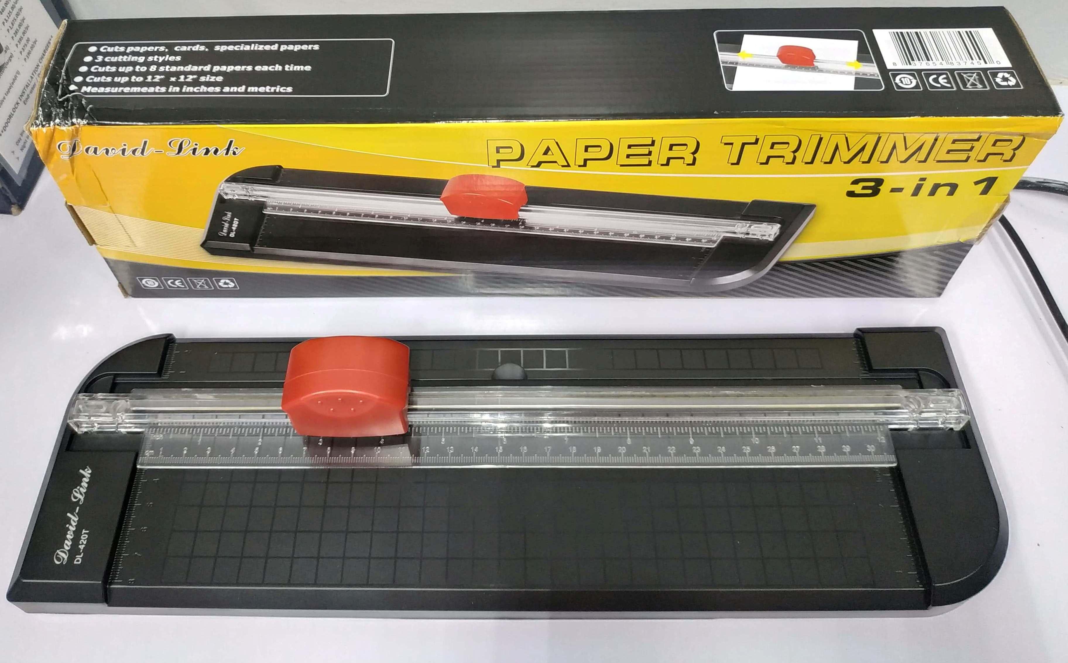 David Link Paper Cutter / Trimmer DL420T (3 in 1 cutter straight, dot