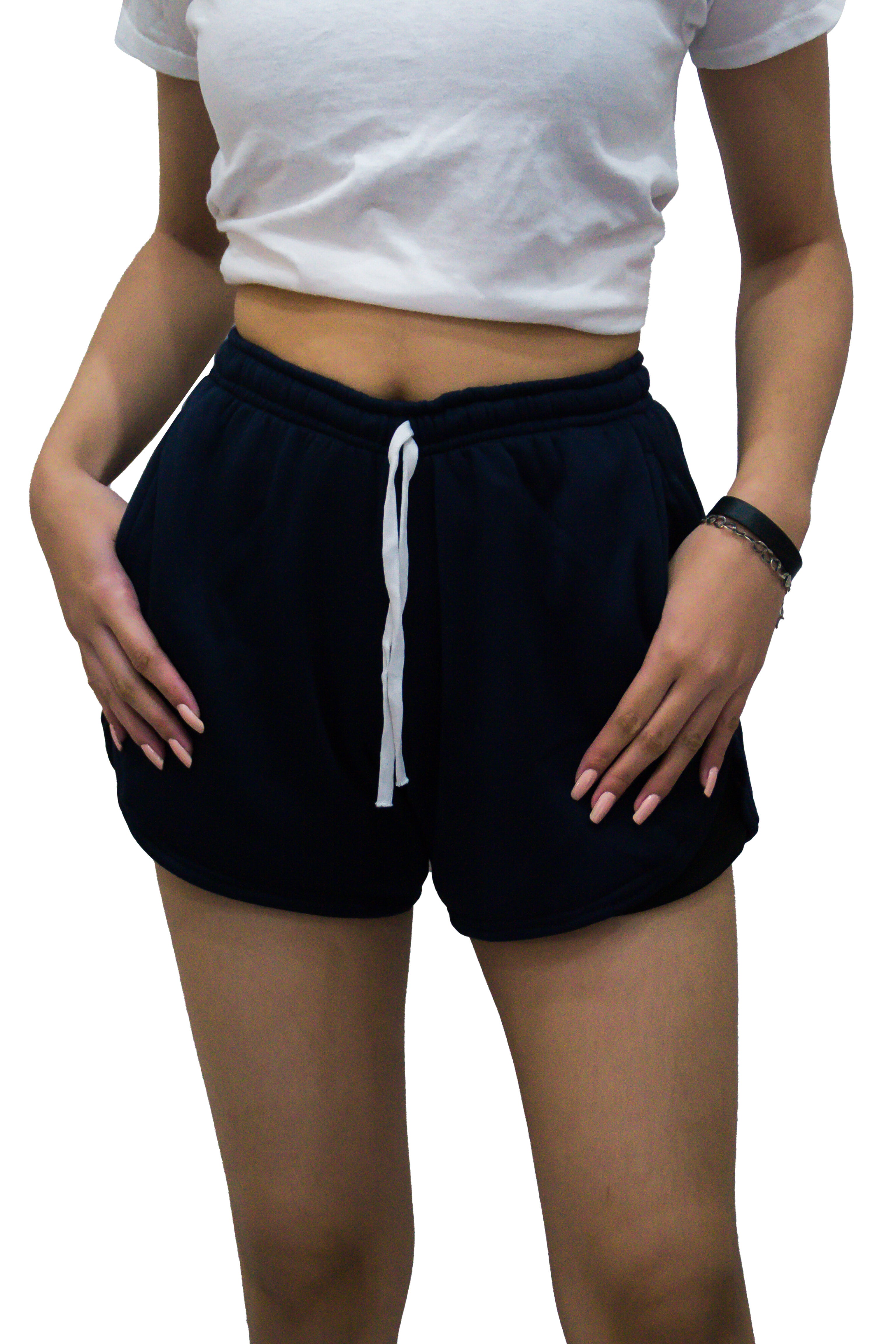 womens jogger shorts long