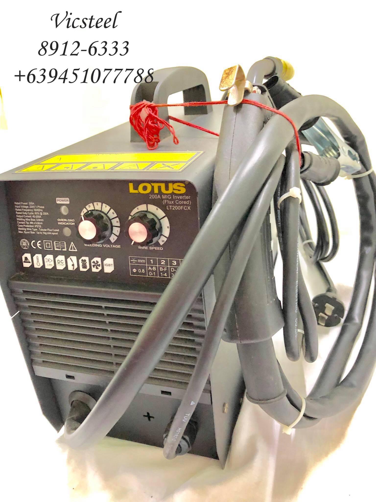 Lotus LT200FCX MIG Inverter Welding Machine 200 Amp Flux Corded Gasless