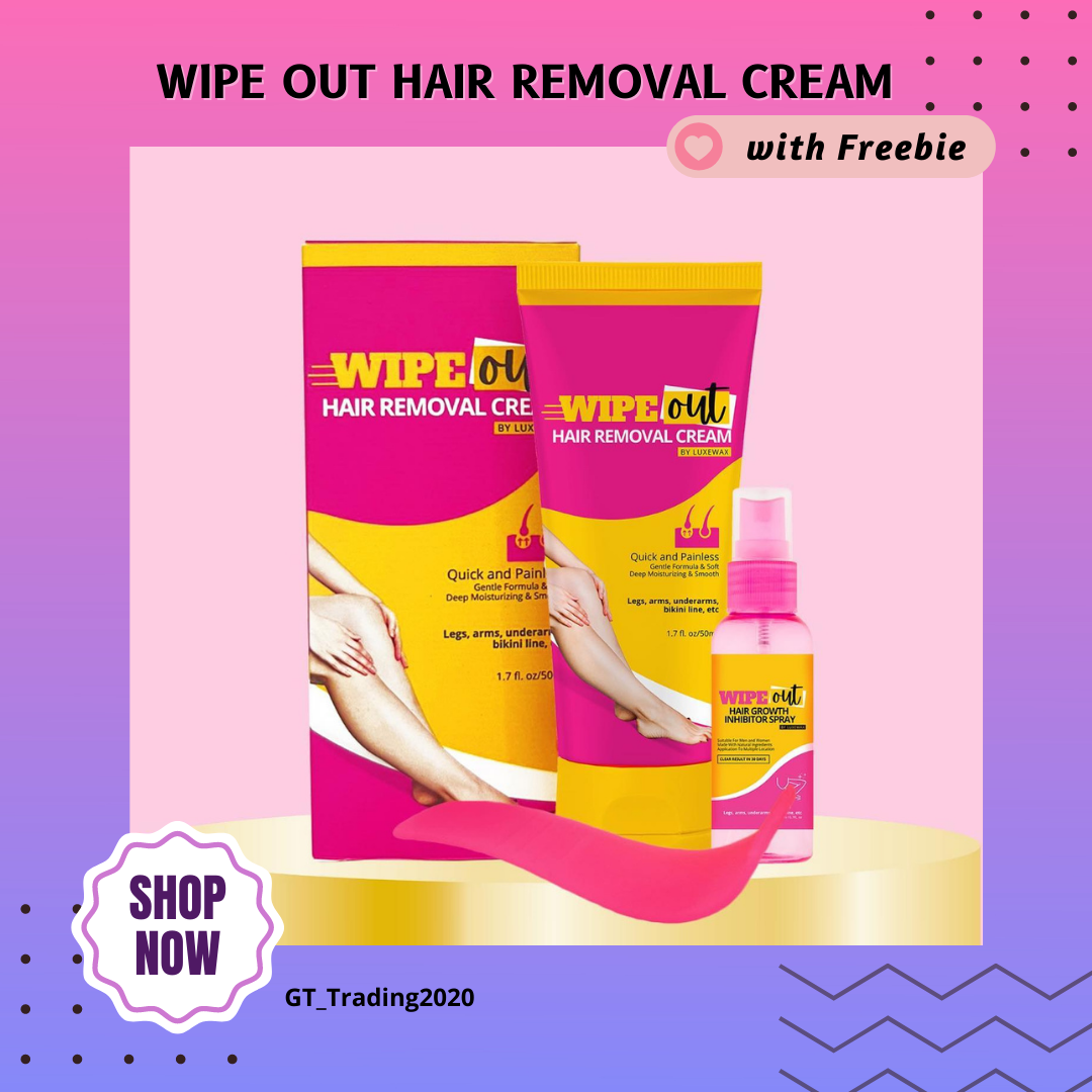 Wipe Out Hair Removal Spray and Hair Growth Inhibitor Spray Lazada PH