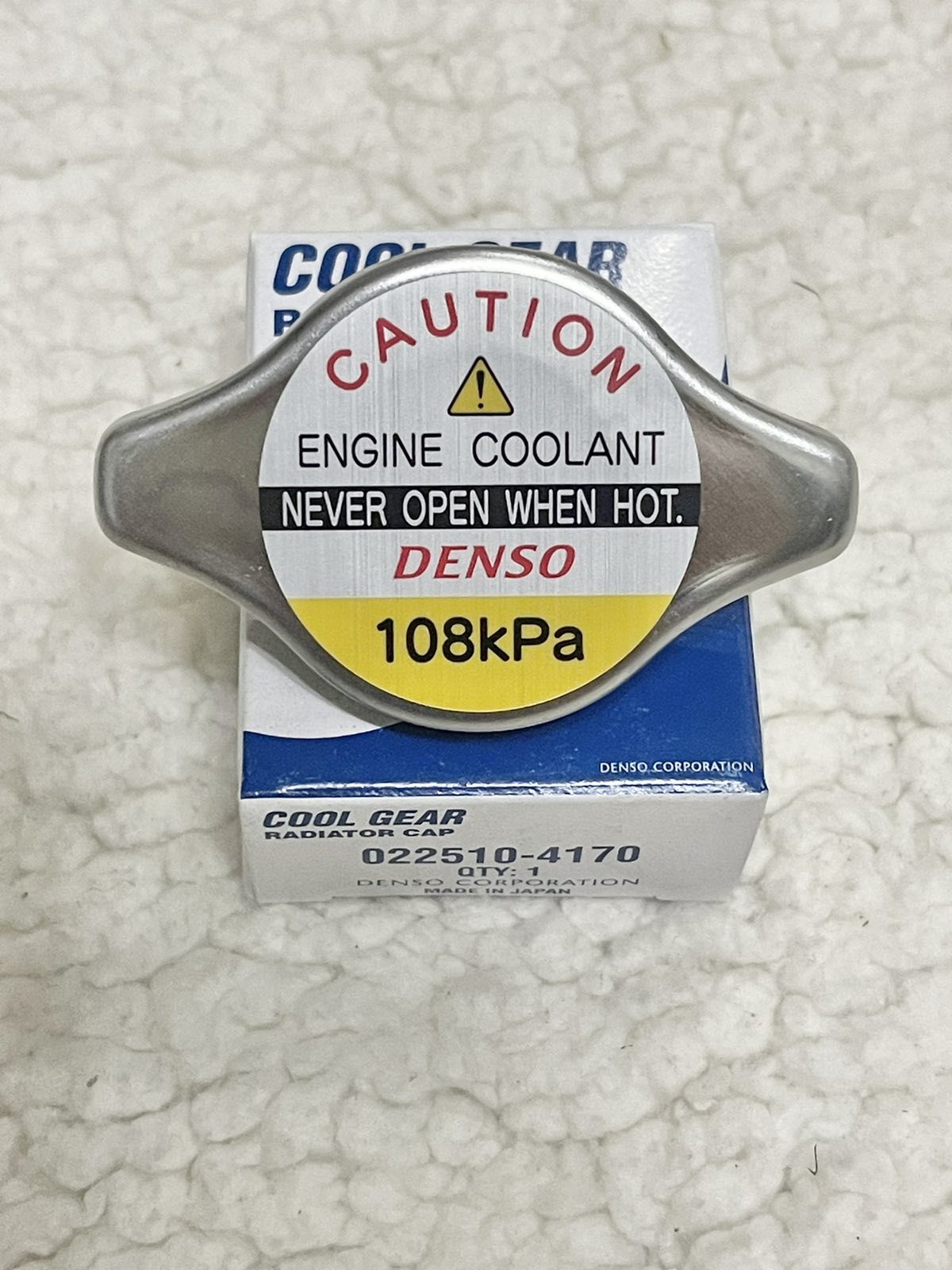 ORIGINAL DENSO Radiator Cap 108kPa 1.1kg/cm2 Lazada PH