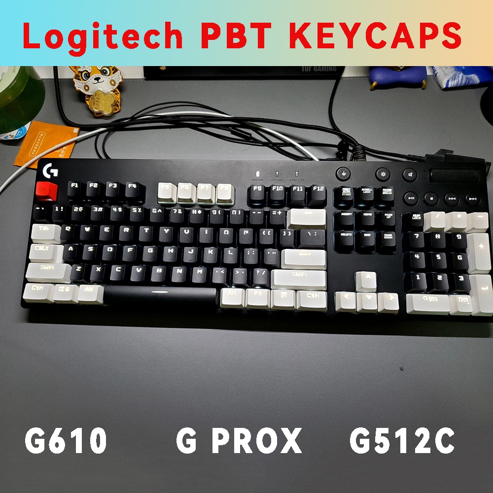 Prestige Ekstrem salgsplan Fast shipping/Logitech G610 keycaps/ G512C/GPRO X /K835/K845/ keycap PBT  fonts backlighting | Lazada Singapore