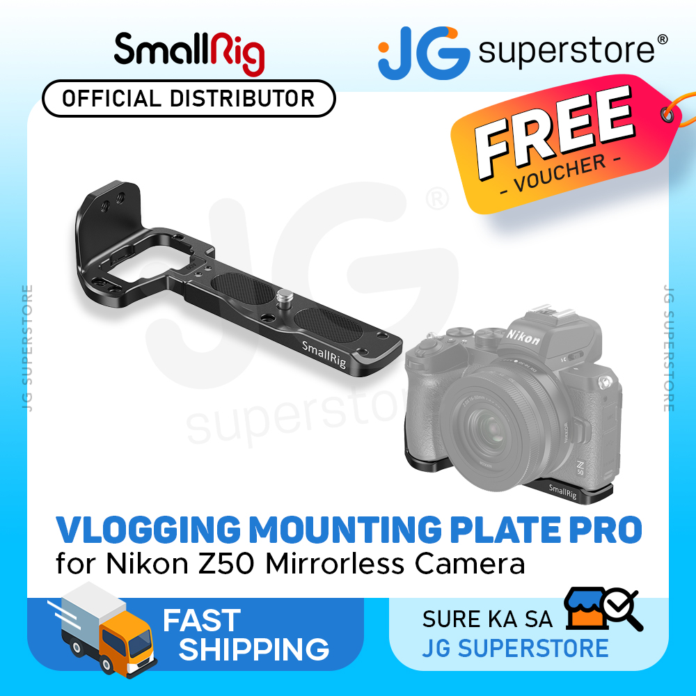 SmallRig Vlogging Mounting Plate Pro with Built-in Flat Head Screw