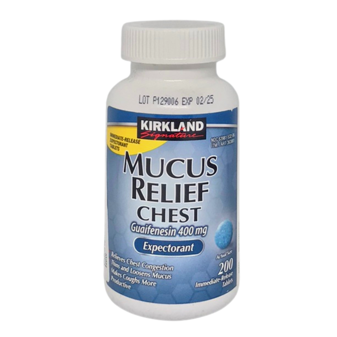 Kirkland Signature Mucus Relief Chest Expectorant Savefavor