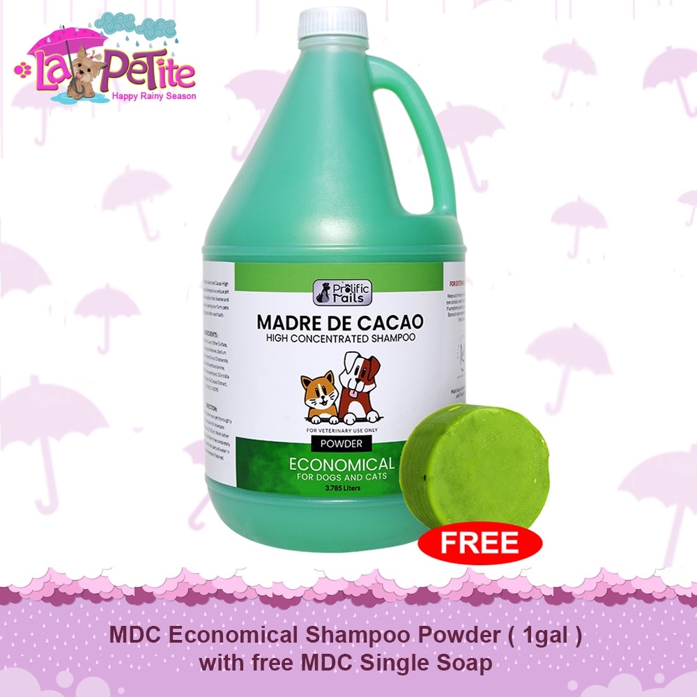 LKJProlific Tails Madre De Cacao Shampoo Powder Scent Gallon (Anti