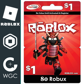 1 Roblox Credit 80 Robux No Physical Gift Card Code Lazada Ph