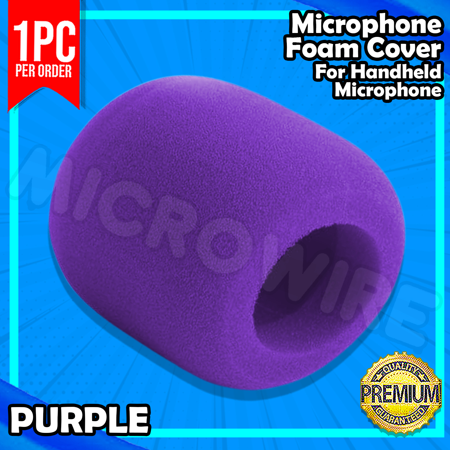 Purple Microphone Foam Mic Foam Cover Lazada PH