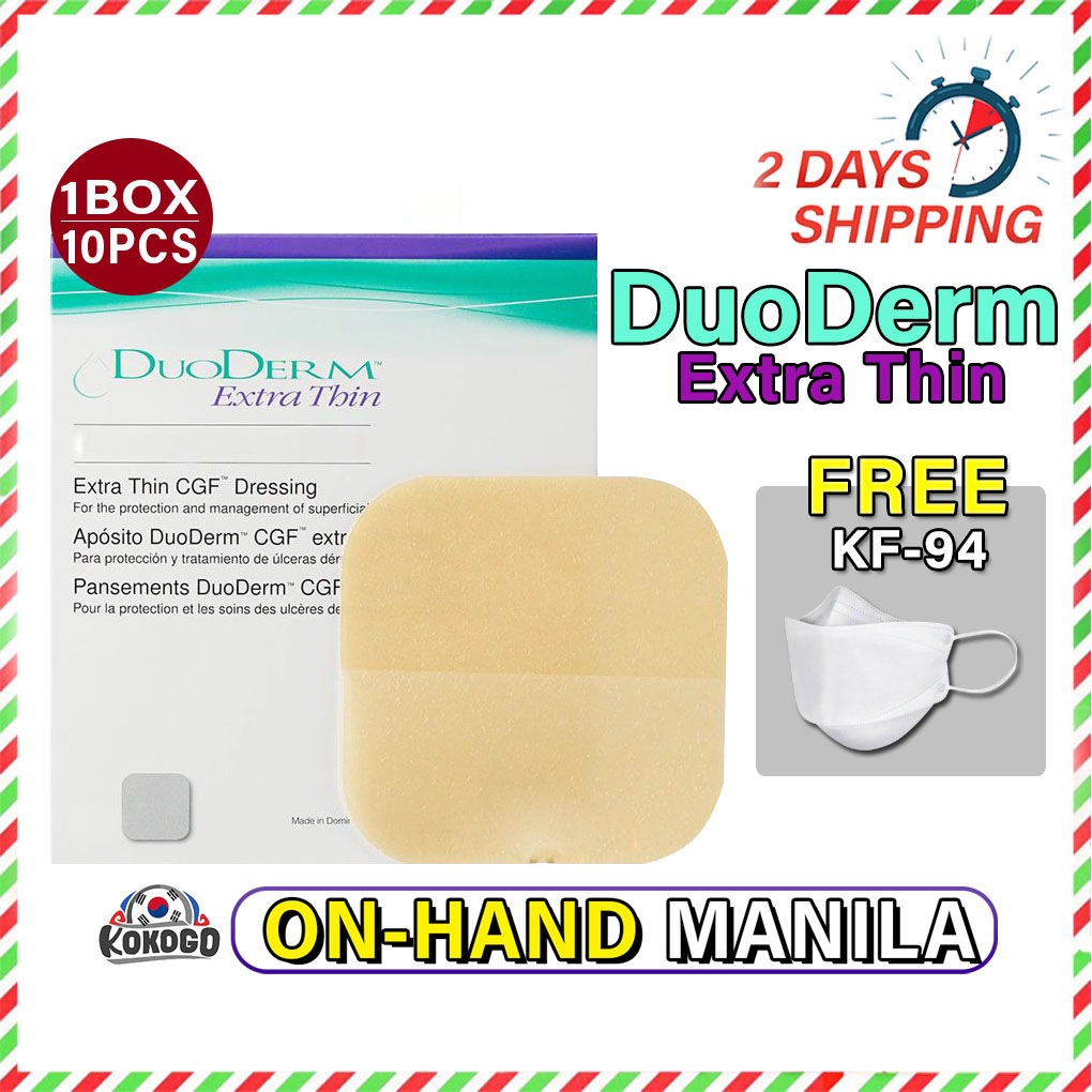 [DUODERM] ExtraThin Dressing 10PCS/1 Box 4in*4in 10cm*10cm