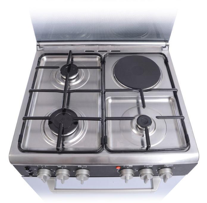 Fujidenzo  cm, 3 Gas Burner + 1 Eletric Hot Plate Cooking Range