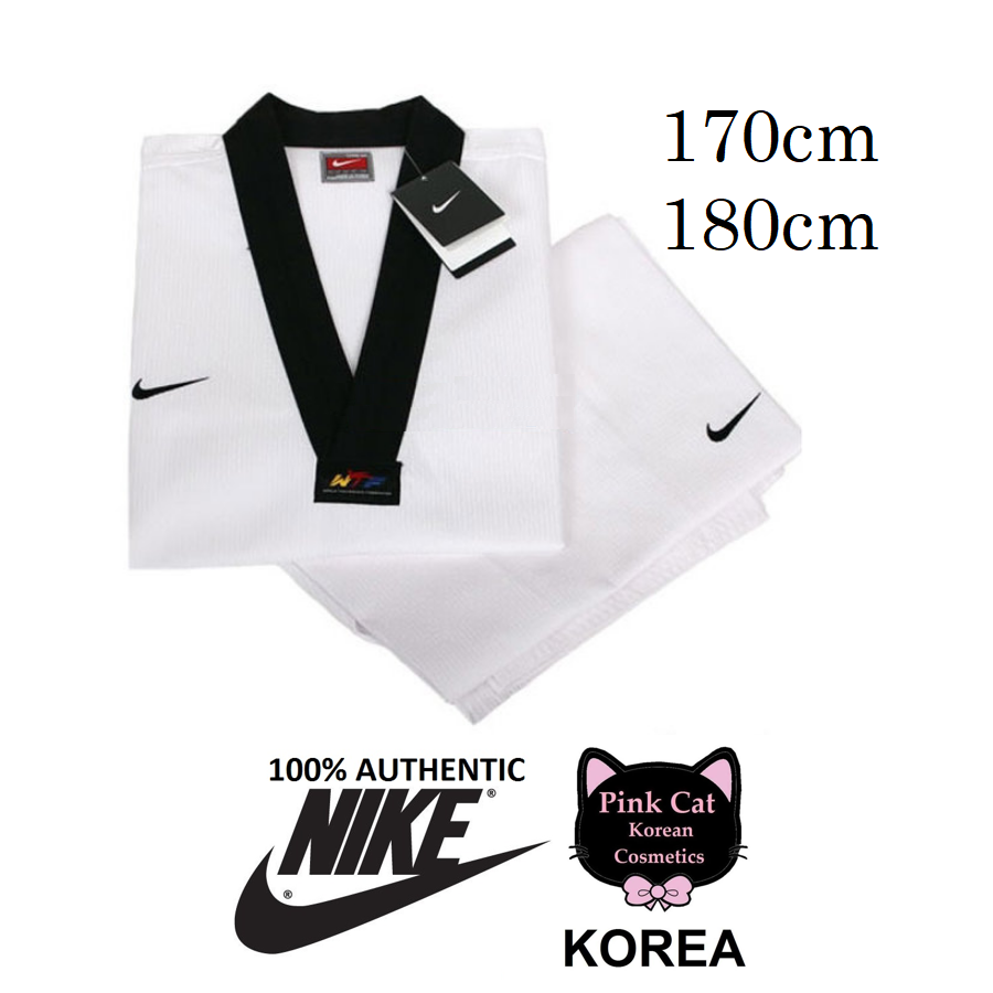 Frente a ti semanal Zanahoria Korean Taekwondo NIKE World Taekwondo Federation Uniform (White/Black) |  Lazada PH