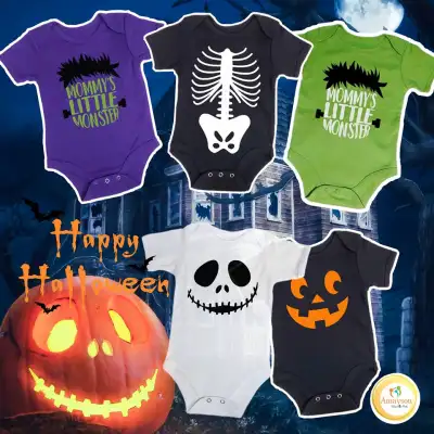 Amayson Halloween Theme Onesies for Baby