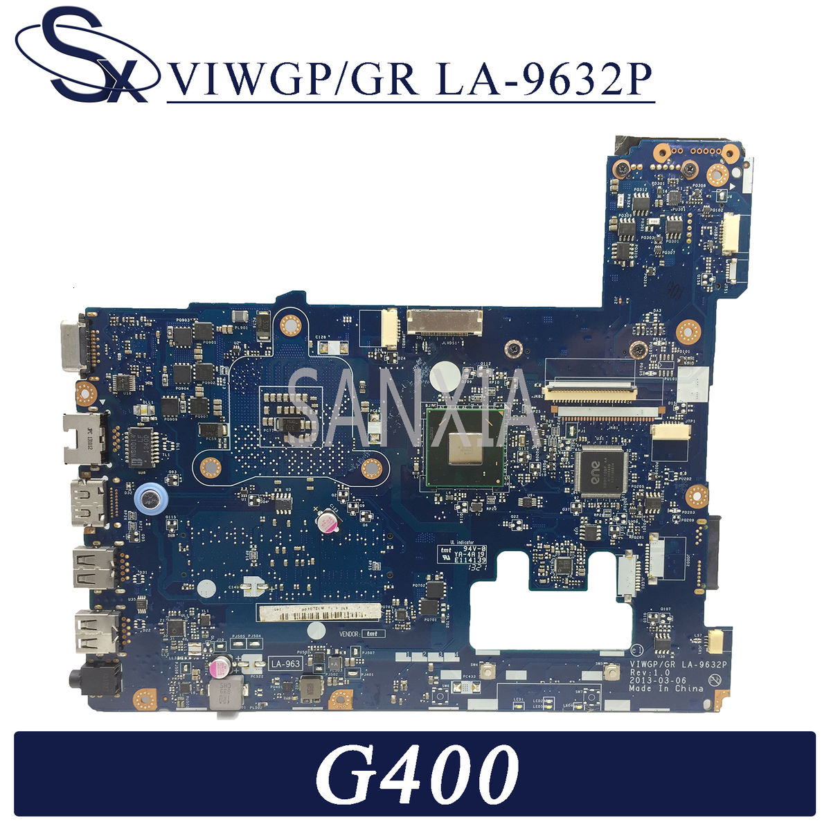 KEFU LA-9632P Laptop motherboard for Lenovo G400 (14-inch) original ...