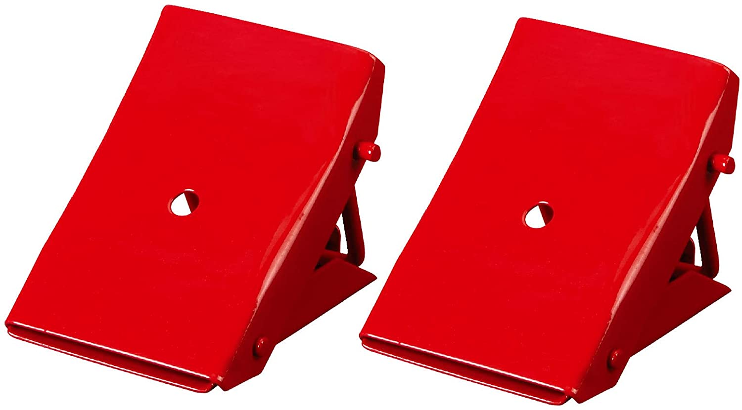 BIG RED TD3553 Torin Steel Safety Wheel Chock Foldable Tire Stop, Red, 1 Pair Lazada PH