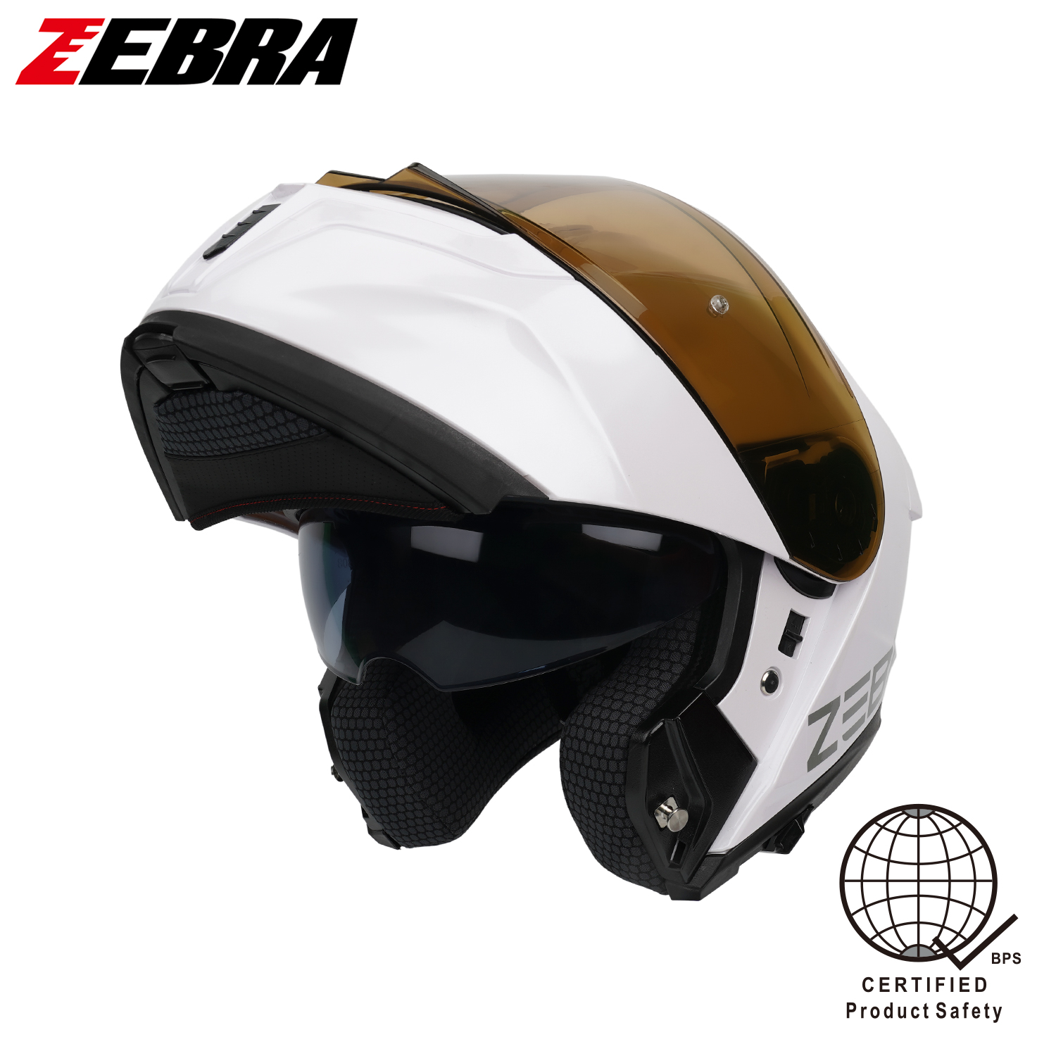 Zebra 767 Helmet For Motorcycle Full Face original Icc Dual Visor