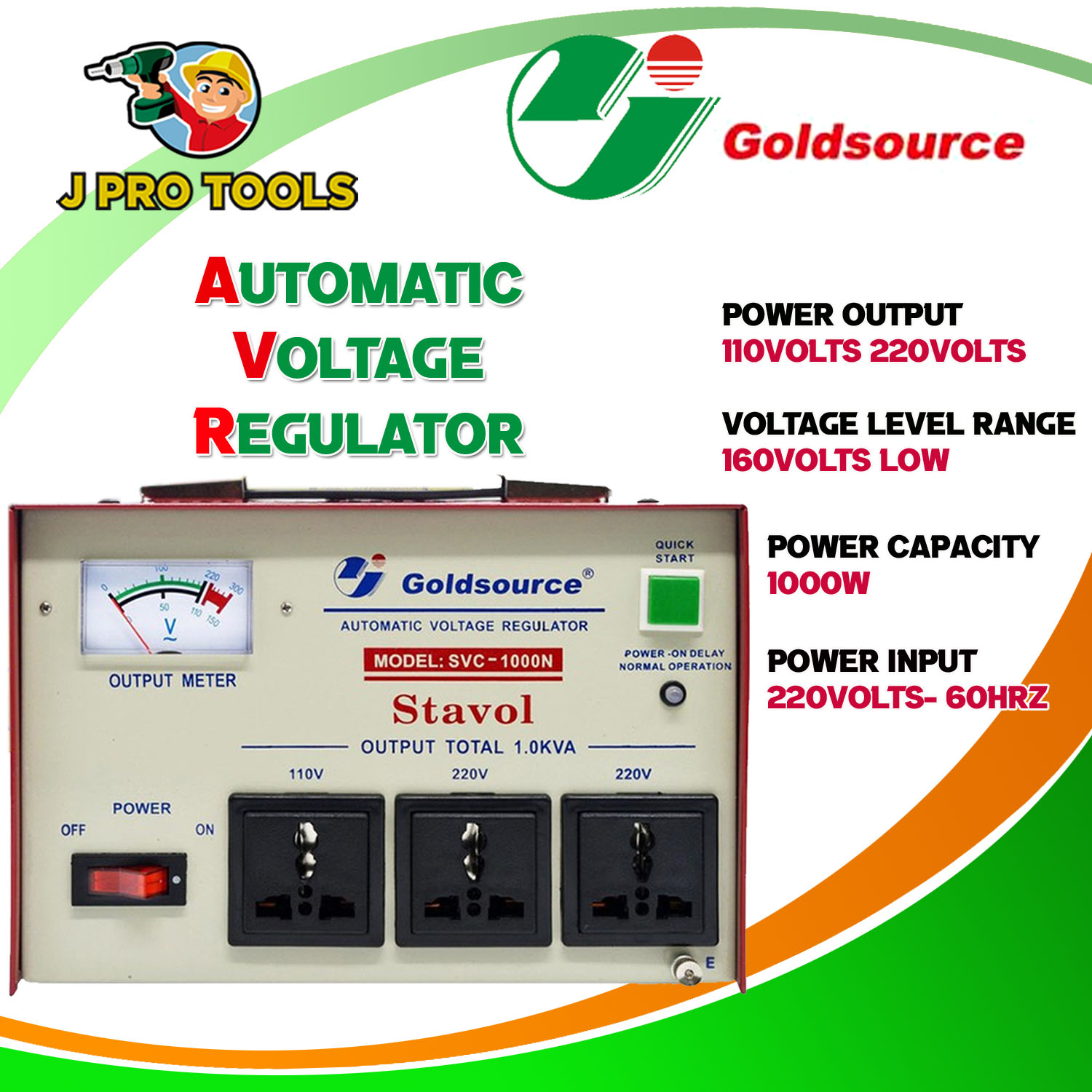 GOLDSOURCE AUTOMATIC VOLTAGE REGULATOR Lazada PH