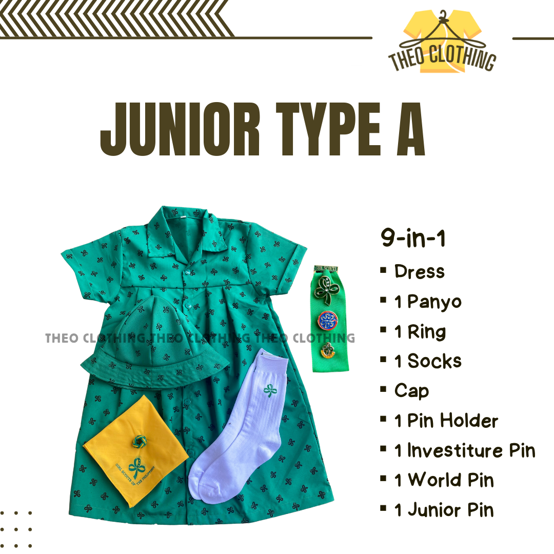 GSP Scout Uniform Type A | Girl Scout Set Of Uniform | Twinkler Star ...