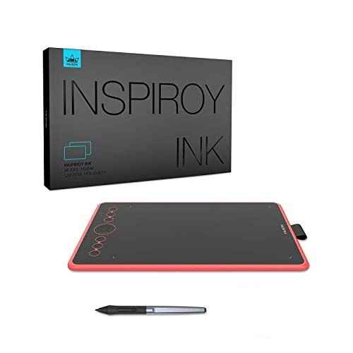 2019 Huion Inspiroy Ink H320M Dual Purpose Drawing Tablet LCD Writing Tablet 11 Express Keys Battery-Free Digital Graphics Art Tablet with 8192 Pressure Sensitivity Android Support-9inch Black 