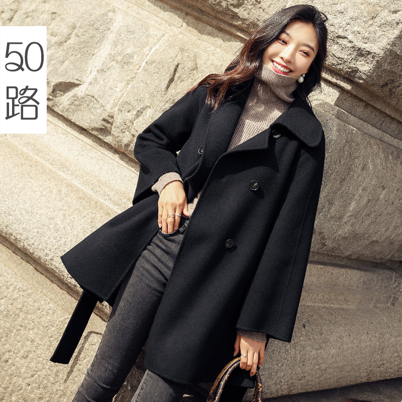 black cashmere coat womens