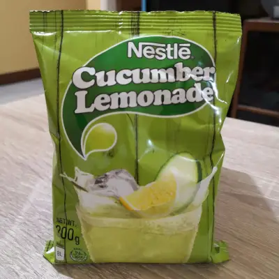 Nestle Cucumber Lemonade Fruit Drink Mix 200g (New Packaging)