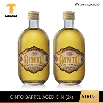 Ginto Barrel Aged Gin 600ml By 2's