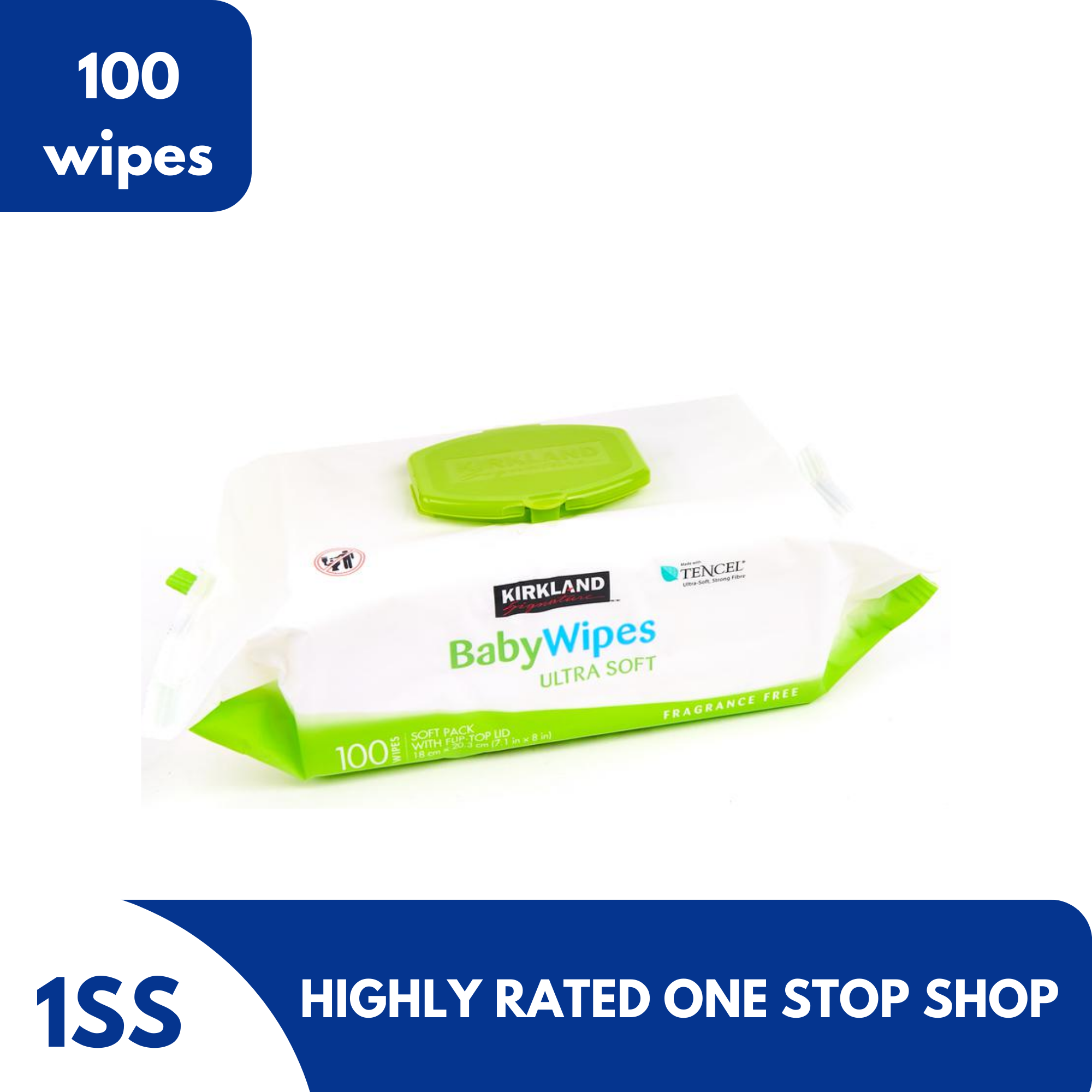 Kirkland Signature Tencel Baby Wipes, 100 wipes | Lazada PH