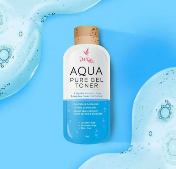 iwhite korea aqua pure gel toner