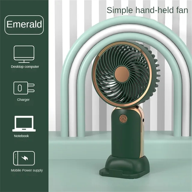 Portable Handy Rechargeable N15 Aromatherapy Fan with 5 Speed Wind ...