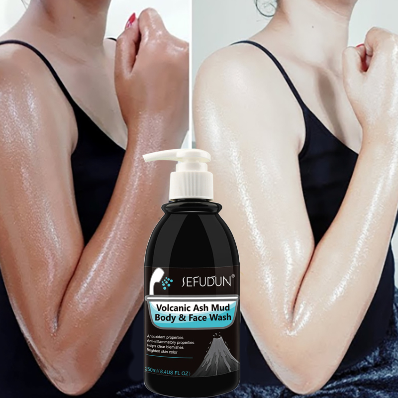 【SEFUDUN】Volcanic Mud Shower Gel Whitening The Whole Body Remove Dark