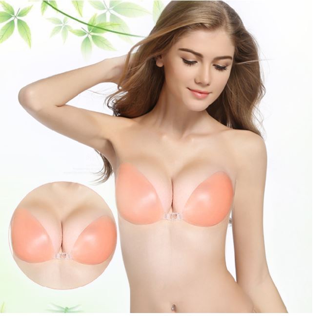 Silicone Bra Invisible Push Up Strapless Bra Backless Self Adhesive Women  Backless Breast Invisible Lift Up