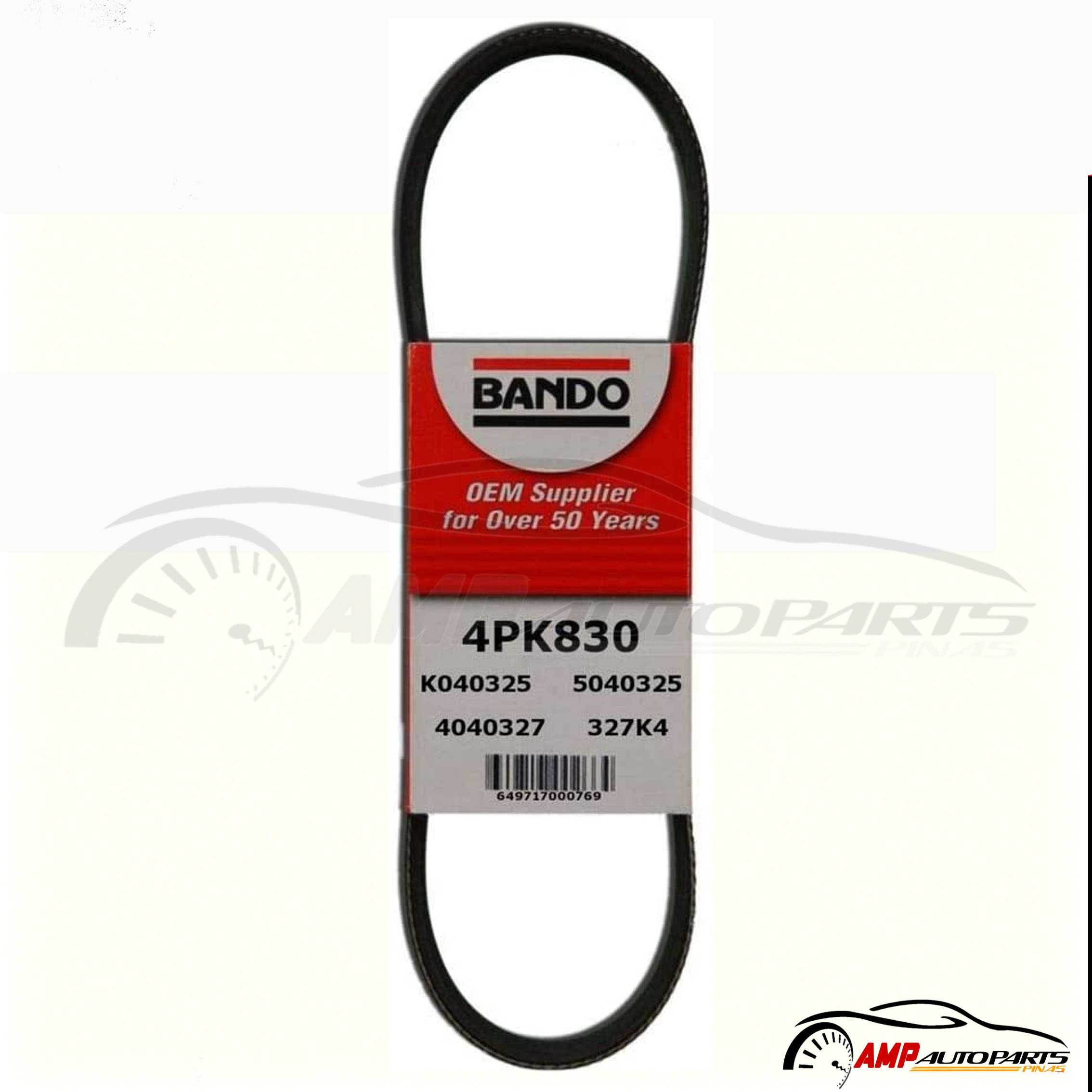BANDO 4PK595 - 4PK845 V-RIBBED / SERPENTINE Belt (4PK Series) | Lazada PH