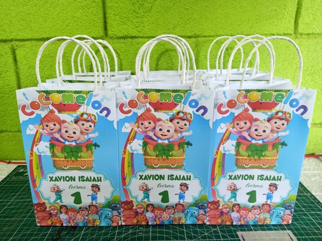 Cocomelon customized lootbags 10pcs | Lazada PH