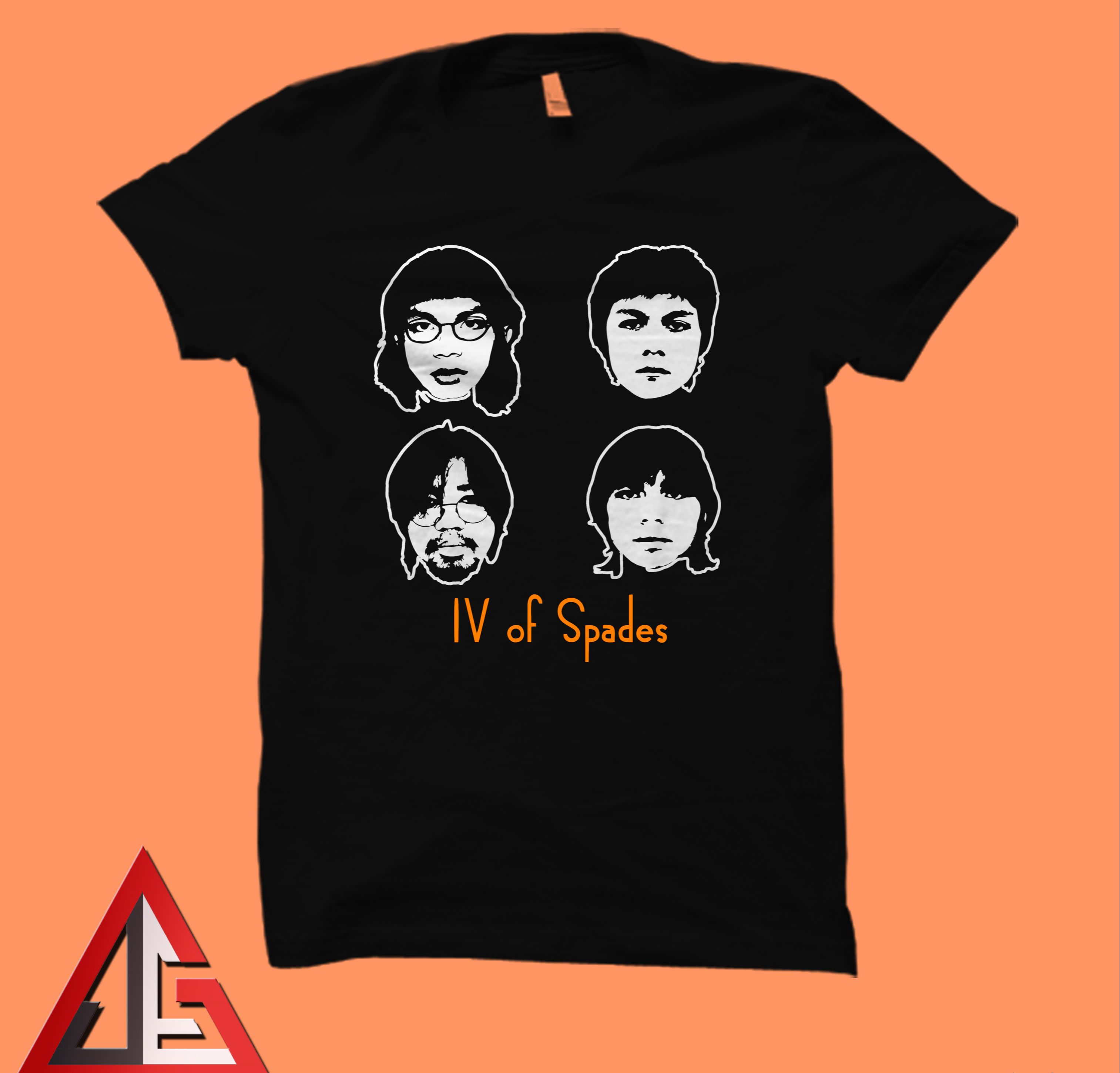 IV of Spades Band (with Unique Salonga) Silhouette Shirt Lazada PH